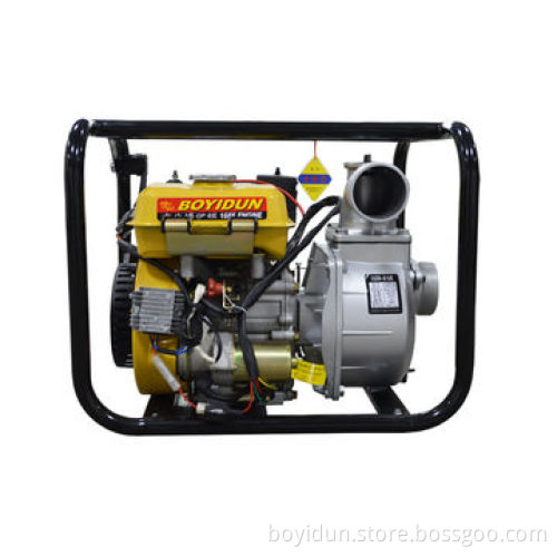 Diesel water pump, easy and fast starting